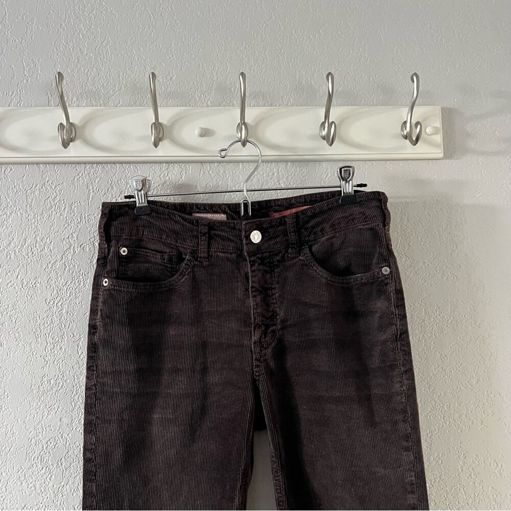 Anthropologie The Yaya Mid-Rise Corduroy Crop Flare Jeans by Pilcro - Picture 4 of 9